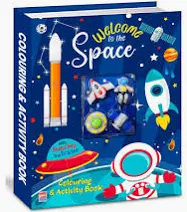 Space Adventure Colouring Book